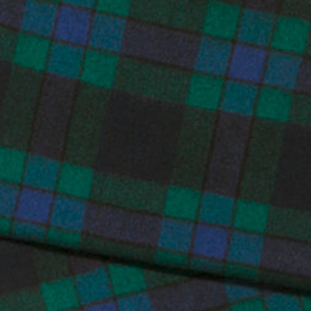 NWOT Coach Men's Varsity Check Plaid Scarf Green/Black - Picture 2 of 6